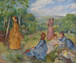 Renoir, Pierre Auguste - Junge Damen spielen Badminton