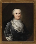 Denner, Balthasar - Porträt von Elisabeth Sophie Marie, Herzogin zu Braunschweig-Lüneburg und Fürstin von Braunschweig-Wolfenbüttel (1683-1767)