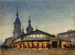 Lytkin, Anton Sergeewitsch - Der Heumarkt und die Erlöserkirche in Sankt Petersburg