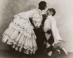 Unbekannter Fotograf - Wera Fokina und Michel Fokine im Ballett Carnaval von R. Schumann