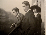 Unbekannter Fotograf - Maurice Ravel, Vaslav Nijinsky, Bronislava Nijinska in Paris
