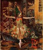 Blanche, Jacques-Émile - Tamara Karsawina. Titelseite der Zeitschrift Jugend