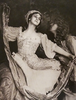 Unbekannter Fotograf - Tamara Karsawina und Adolf Bolm im Ballett Le Pavillon d'Armide von Nikolai Tscherepnin