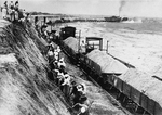 Unbekannter Fotograf - Der Bau der Eisenbahnlinie Stary Oskol - Rschawa