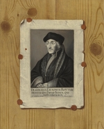 Collier, Edwaert - Trompe-l'oeil Stillleben mit Porträt des Erasmus von Rotterdam