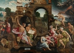 Cornelisz van Oostsanen, Jacob - Saul und die Hexe von Endor