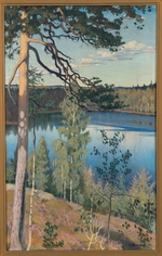 Blomstedt, Väinö Alfred - See in der Wildnis