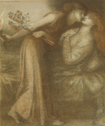 Rossetti, Dante Gabriel - Dantes Traum am Tag des Todes von Beatrice (Io sono in pace)