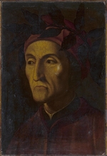 Unbekannter Künstler - Porträt von Dante Alighieri (1265-1321)
