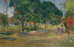 Gauguin, Paul Eugéne Henri - Landschaft mit drei Bäumen