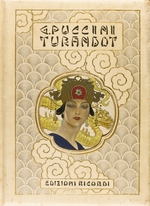 Unbekannter Künstler - Titelblatt der ersten Edition von Turandot von Giacomo Puccini