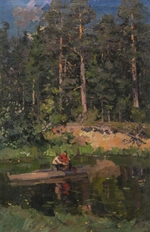 Korowin, Konstantin Alexejewitsch - Die Angler in Ochotino