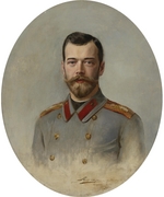 Liphart, Ernest Karlowitsch - Porträt des Kaisers Nikolaus II. (1868-1918)