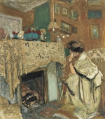 Vuillard, Édouard - Madame Hessel am Kamin
