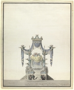 Brenna, Vincenzo - Katafalk für Kaiserin Katharina II. (1729-1796)