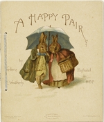 Potter, Helen Beatrix - Illustration für A Happy Pair von Frederick Weatherly