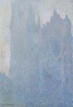 Monet, Claude - Die Kathedrale von Rouen bei Nebel