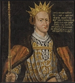Unbekannter Künstler - Porträt von Margarethe I. von Dänemark (1353-1412)