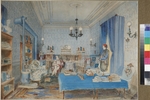 Preziosi, Amedeo - Fürst Pawel Petrowitsch Wjasemski im Arbeitszimmer in Konstantinopel