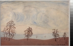 Woloschin, Maximilian - Landschaft mit Bäume