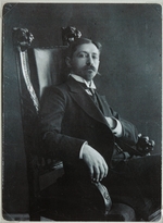 Sdobnow, Dmitri Spiridonowitsch - Porträt von Schriftsteller Iwan Alexejewitsch Bunin (1870-1953)