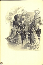 Samokisch-Sudkowskaja, Elena Petrowna - Alexandra Fjodorowna und Nikolaus II. beim feierlichen Empfang in der französischen Botschaft