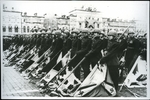 Unbekannter Fotograf - Die Siegesparade auf dem Roten Platz am 24. Juni 1945