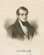Becker, Jakob - Porträt des Komponisten Norbert Burgmüller (1810-1836)