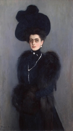 Bogdanow-Belski, Nikolai Petrowitsch - Porträt von Fürstin Maria Pawlowna Abamelik-Lasarewa (1876-1955), geb. Demidowa, di San Donato