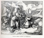 Unbekannter Künstler - Gustav Adolf landet in Pommern