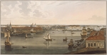 Atkinson, John Augustus - Blick auf Admiralität, alte Isaakskathedrale, Englische Uferpromenade und Akademie der Wissenschaft von der Wassiljewski-Insel