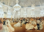 Zichy, Mihály - Ball in der Konzerthalle des Winterpalastes während des offiziellen Besuchs von Naser al-Din Shah im Mai 1873