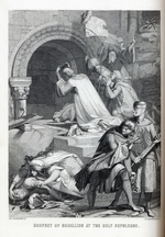 Deininger, Jacob Friedrich - Gottfried von Bouillon in der Grabeskirche