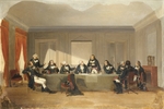 Unbekannter Künstler - Kriegsrat bei Courtrai am 26. Juni 1792