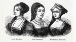 Unbekannter Künstler - Anne Boleyn. Jane Seymour. Katharine Howard