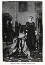 Unbekannter Künstler - Maria Stuart erhält ihr Todesurteil