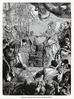 Unbekannter Künstler - Francis Drake wird von Königin Elisabeth I. zum Ritter geschlagen