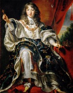 Egmont, Justus van - König Ludwig XIV. von Frankreich und Navarra (1638-1715) in seiner Krönungsrobe