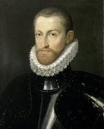 Rota, Martino - Porträt von Rudolf II. (1552–1612), Kaiser des Heiligen Römischen Reichs in Rüstung