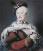 Tiepolo, Lorenzo Baldissera - Porträt von Maria Ludovica von Spanien (1745-1792), Kaiserin des Heiligen Römischen Reiches