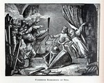 Unbekannter Künstler - Friedrich Barbarossa in Susa