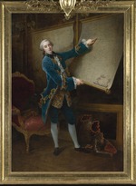 Drouais, François-Hubert - Porträt von Comte de Vaudreuil (1740-1817)