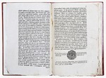 Historisches Dokument - Doppelseite von Das Recht der Monarchen von Theophan Prokopowitsch