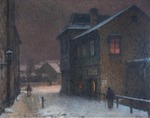 Schikaneder, Jakub - Gasse im Schnee