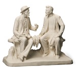 Meister der Leningrader Lomonossow Porzellanmanufaktur - Iwan Mitschurin im Gespräch mit Michail Kalinin