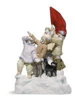 Meister der Leningrader Lomonossow Porzellanmanufaktur - Die Papanin Expedition