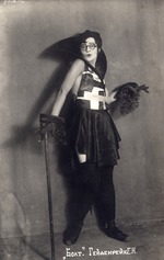 Unbekannter Fotograf - Ballettänzerin Jekaterina Heidenreich im Ballett Bolt (Der Bolzen) von Dmitri Schostakowitsch