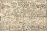 Kiprianow, Wassili Anufriewitsch - Doppelte Hemisphäre Karte der Welt