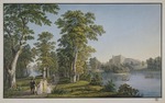 Lory, Gabriel Ludwig, der Ältere - Blick auf das Schloss Gattschina vom Park