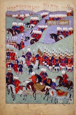 Unbekannter Künstler - Trauerprozession Sultans Süleyman des Prächtigen (Geschichte Sultans Süleyman)